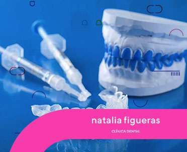 tratamiento de blanqueamiento dental. Estética dental en Clínica dental Natalia Figueras
